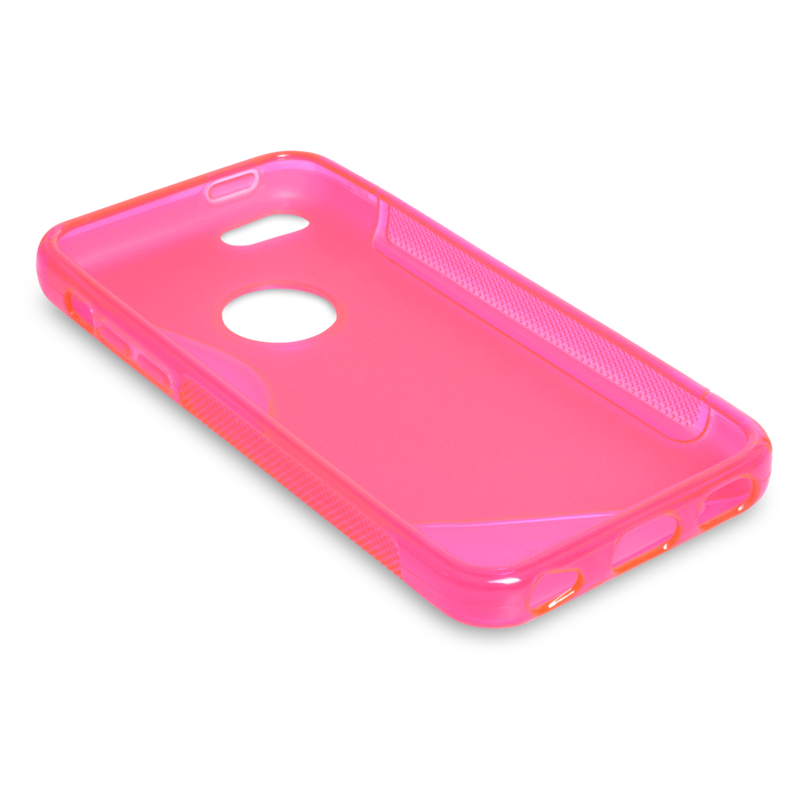 Caseflex iPhone 5c Silicone Gel S-Line Case - Hot Pink