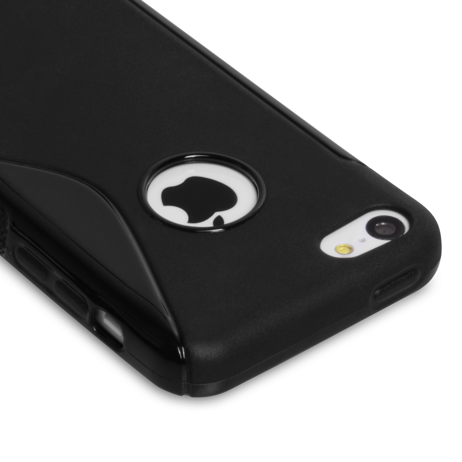 Caseflex iPhone 5c Silicone Gel S-Line Case - Black