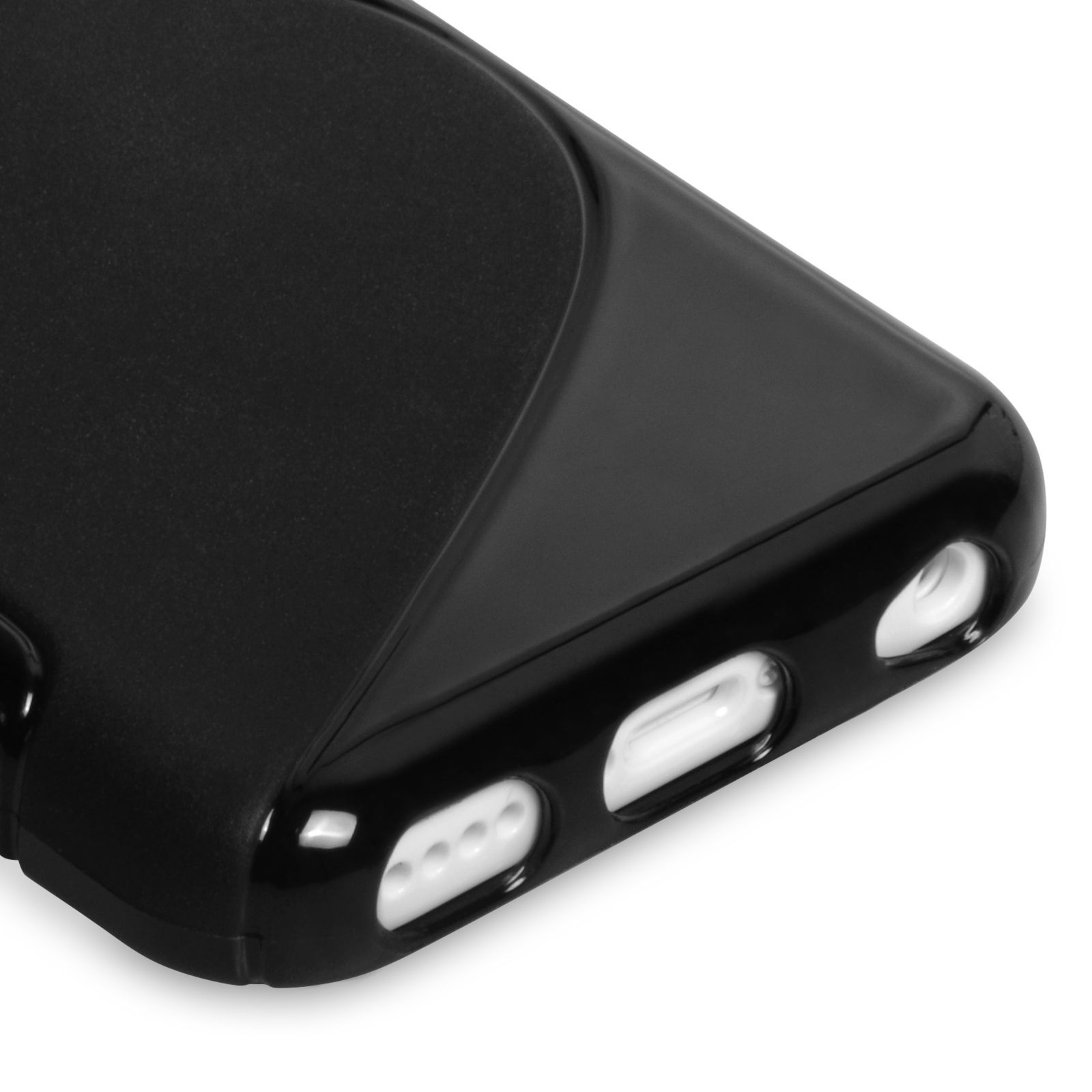 Caseflex iPhone 5c Silicone Gel S-Line Case - Black