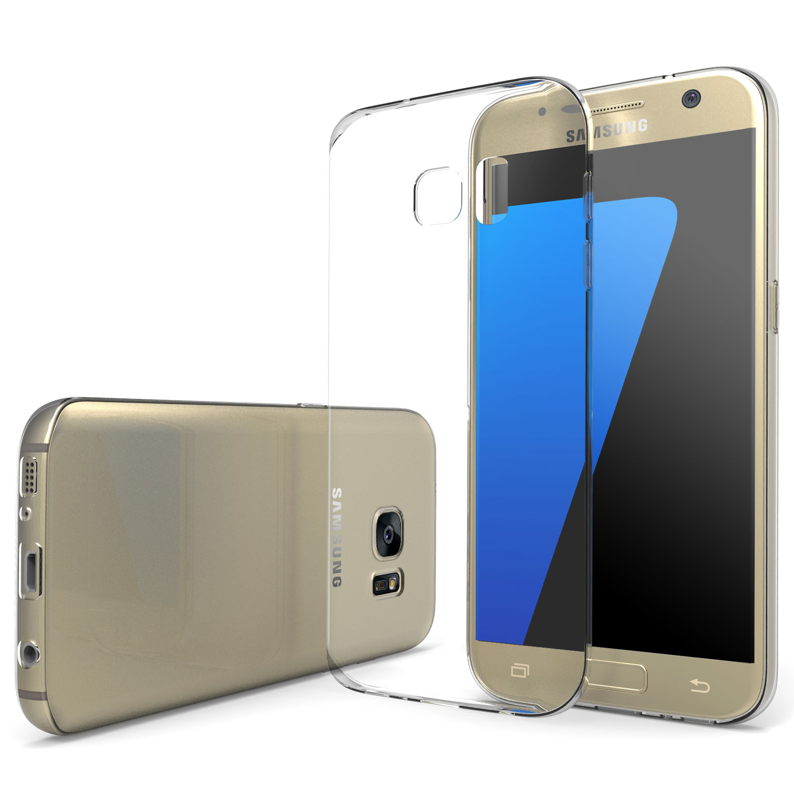 Yousave Accessories Samsung Galaxy S7 Ultra Thin Clear Gel Case