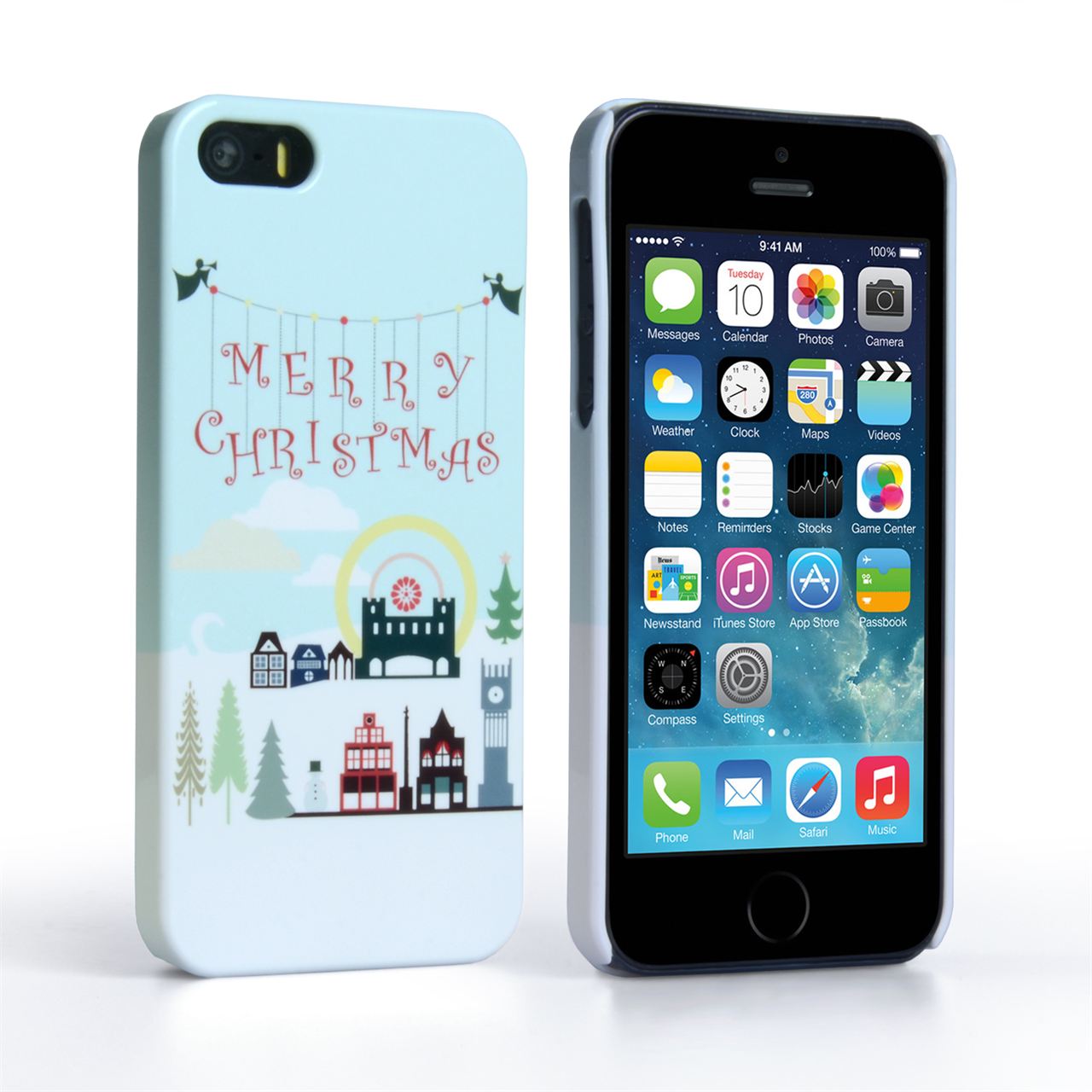 Caseflex iPhone SE Merry Christmas Case