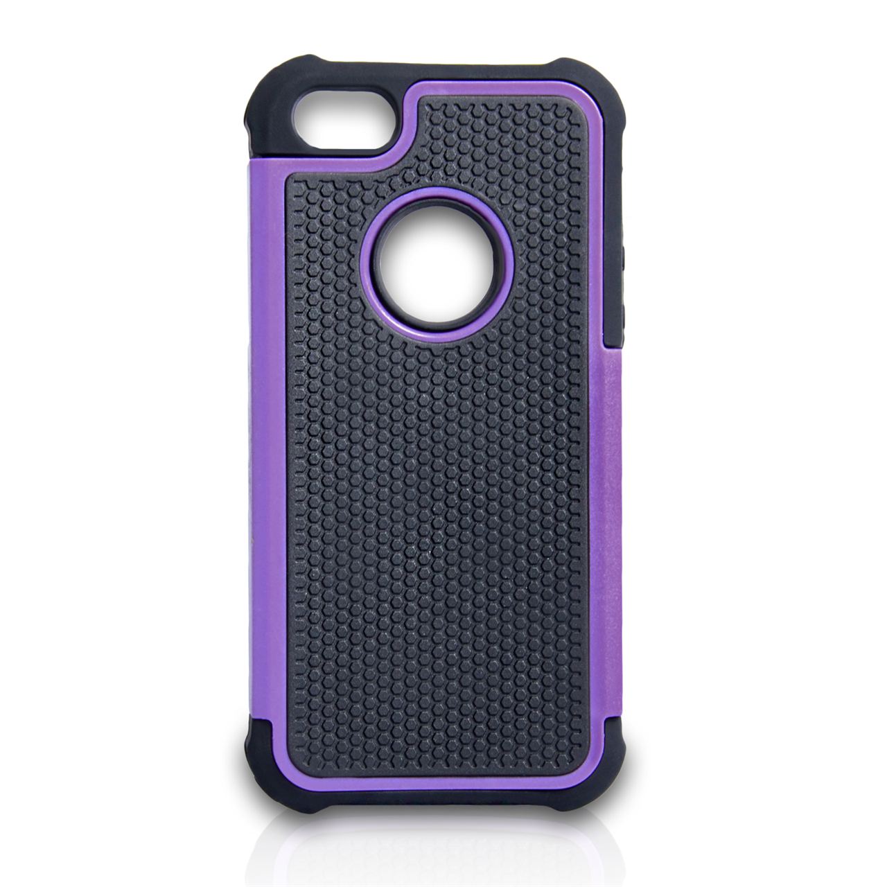 YouSave Accessories iPhone SE Grip Combo Case - Purple