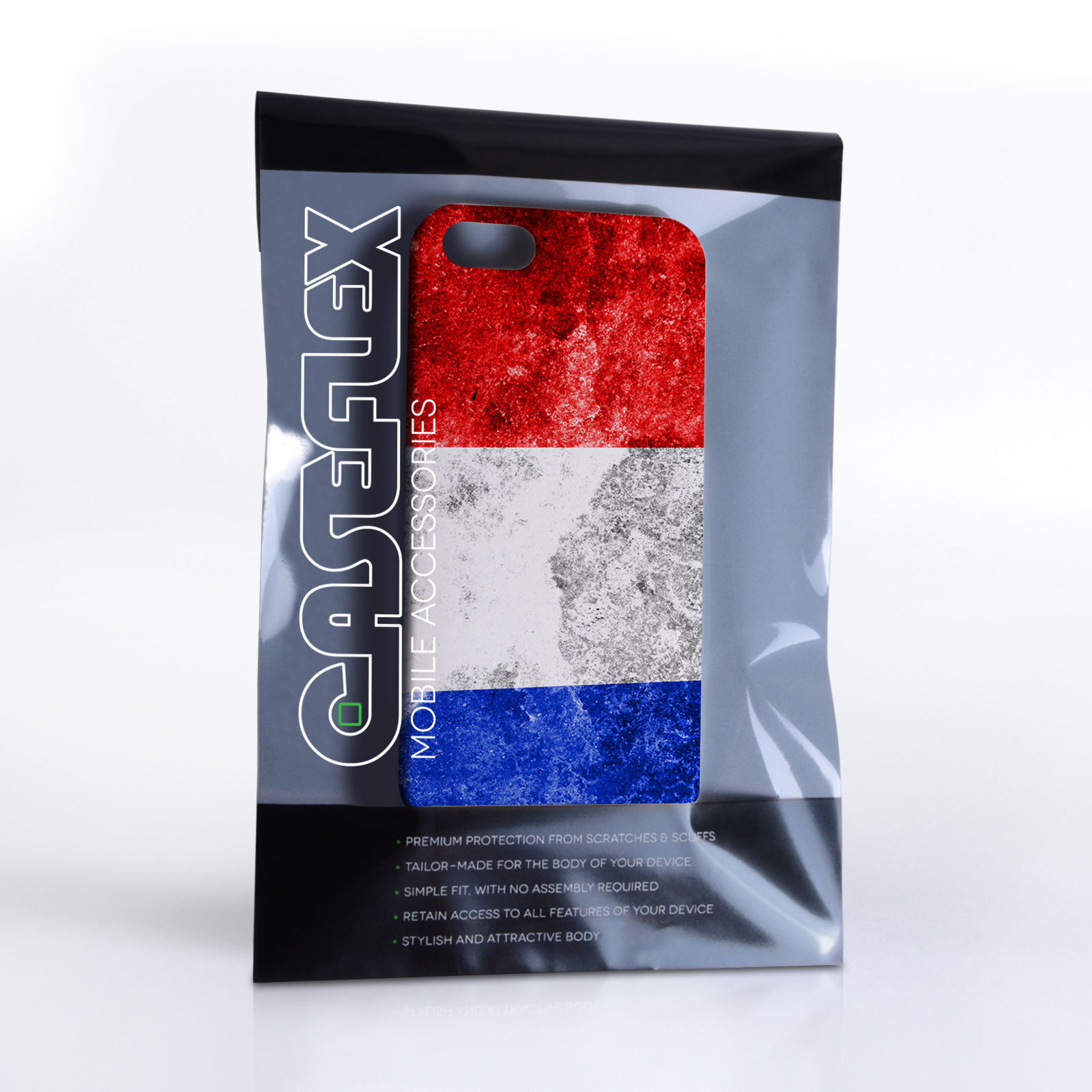 Caseflex iPhone SE Retro Holland Flag Case