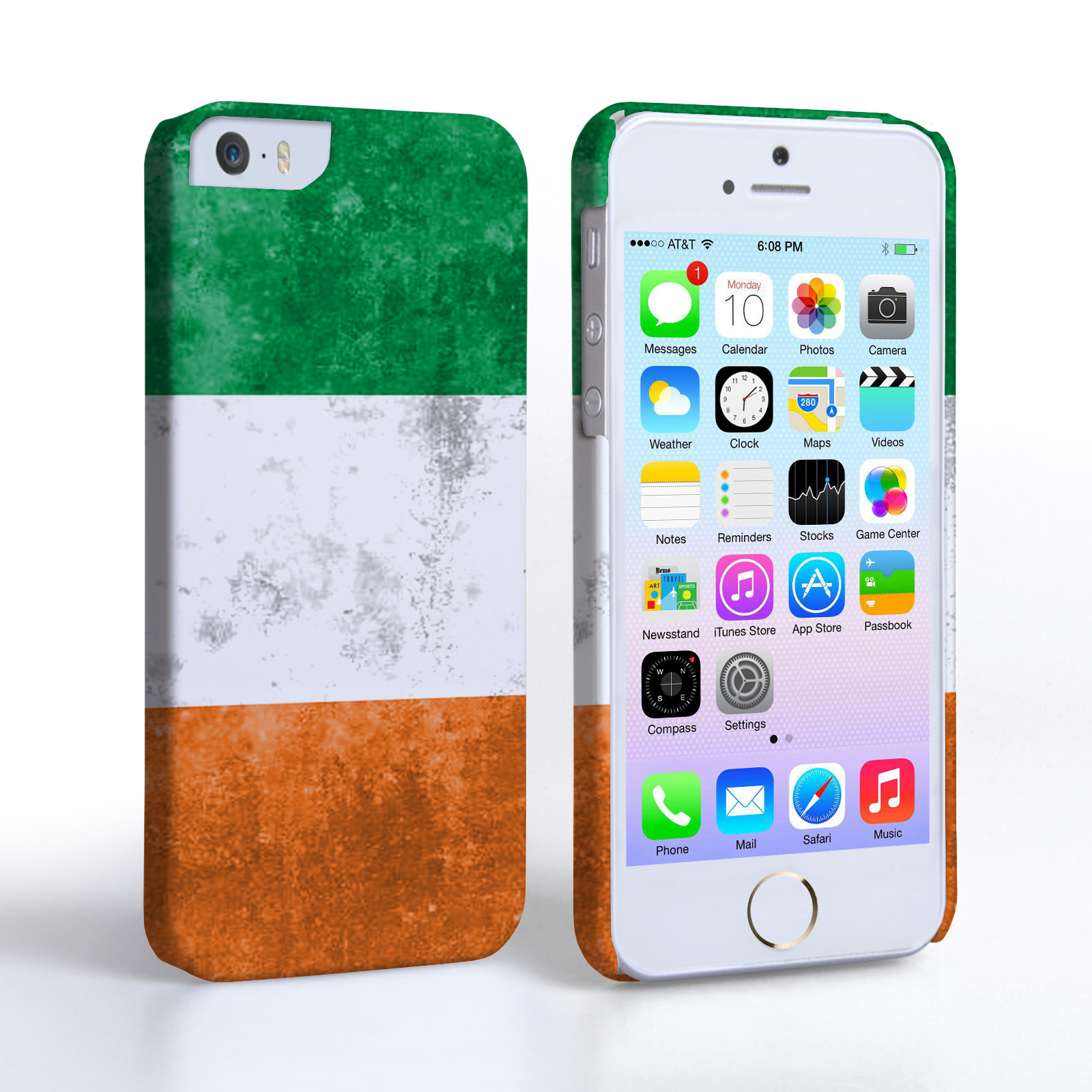 Caseflex iPhone SE Retro Ireland Flag Case
