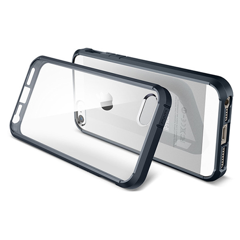 Spigen iPhone SE Case Ultra Hybrid Metal Slate (ECO Package)