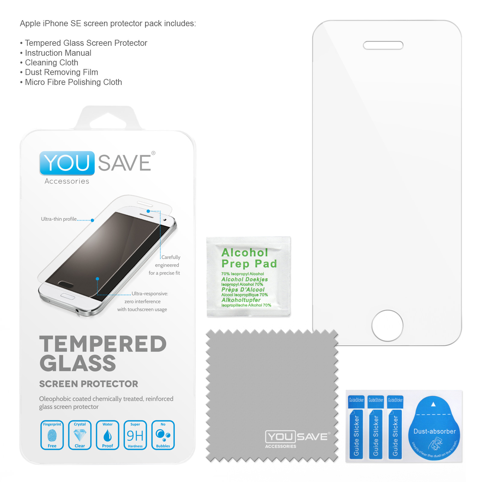 iPhone SE Glass Screen Protector