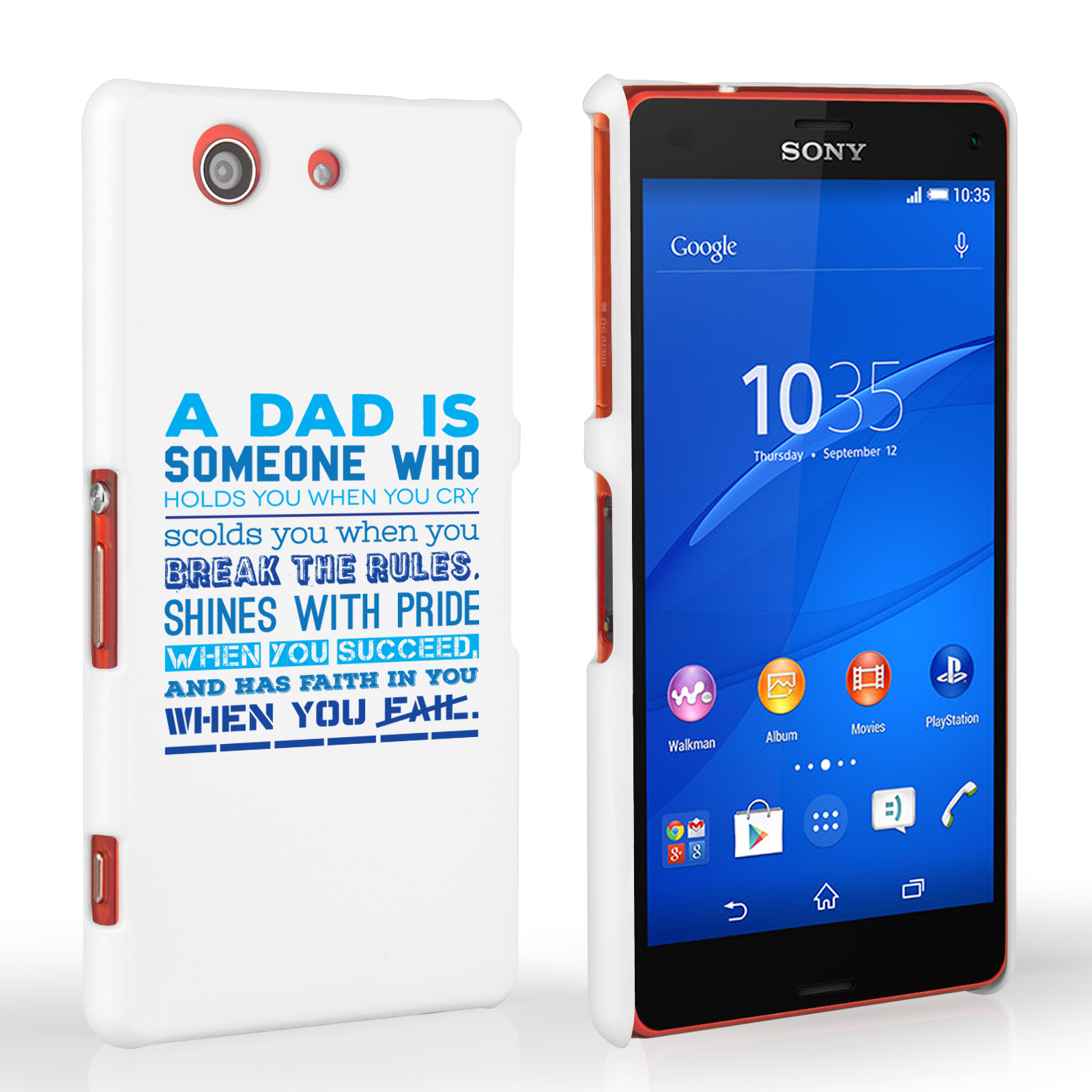 Caseflex Definition of a Dad Quote Sony Xperia Z3 Compact Case 