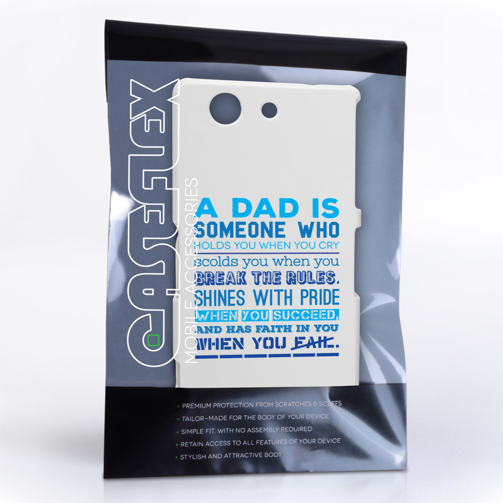 Caseflex Definition of a Dad Quote Sony Xperia Z3 Compact Case 