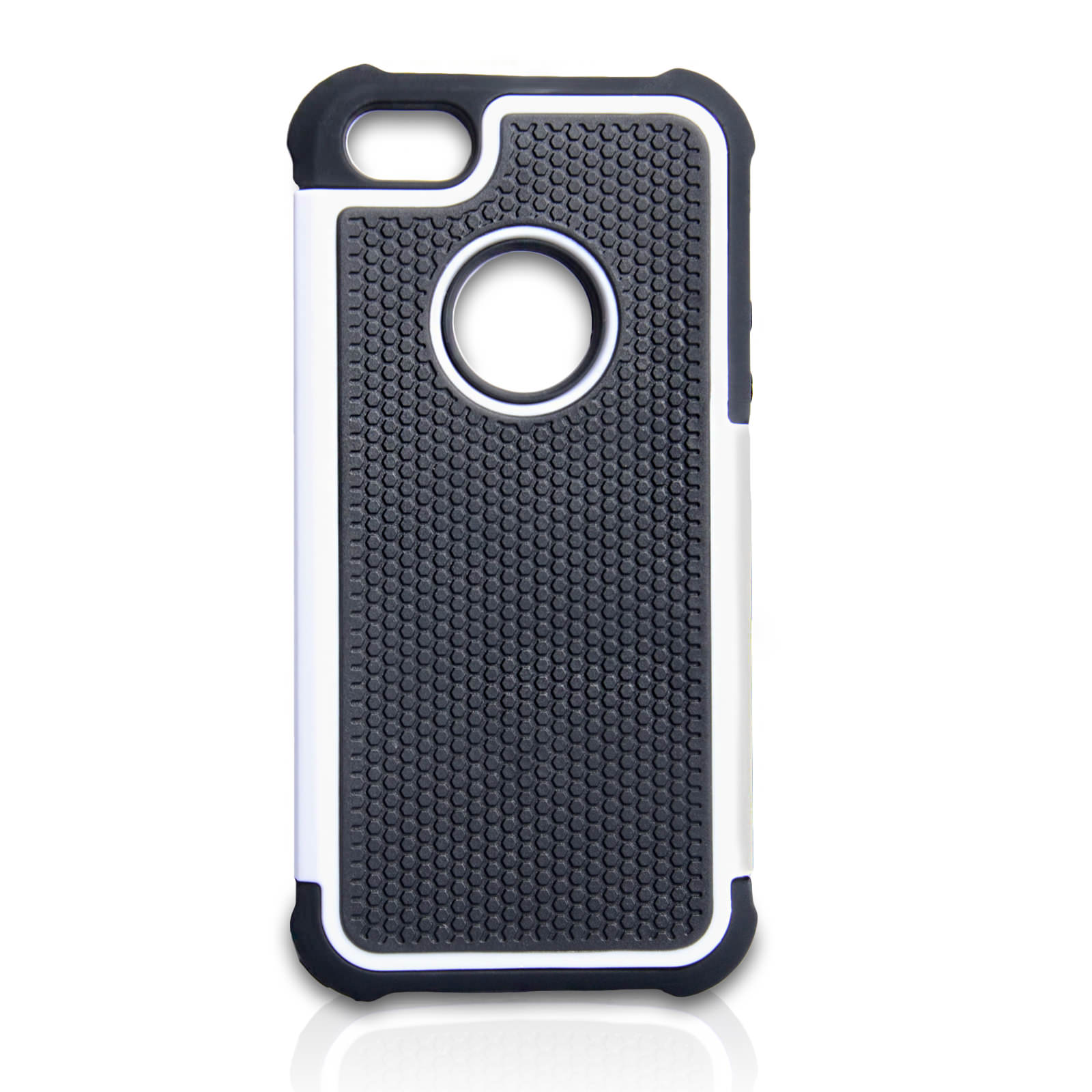 YouSave Accessories iPhone 5 / 5S Grip Combo Case - White