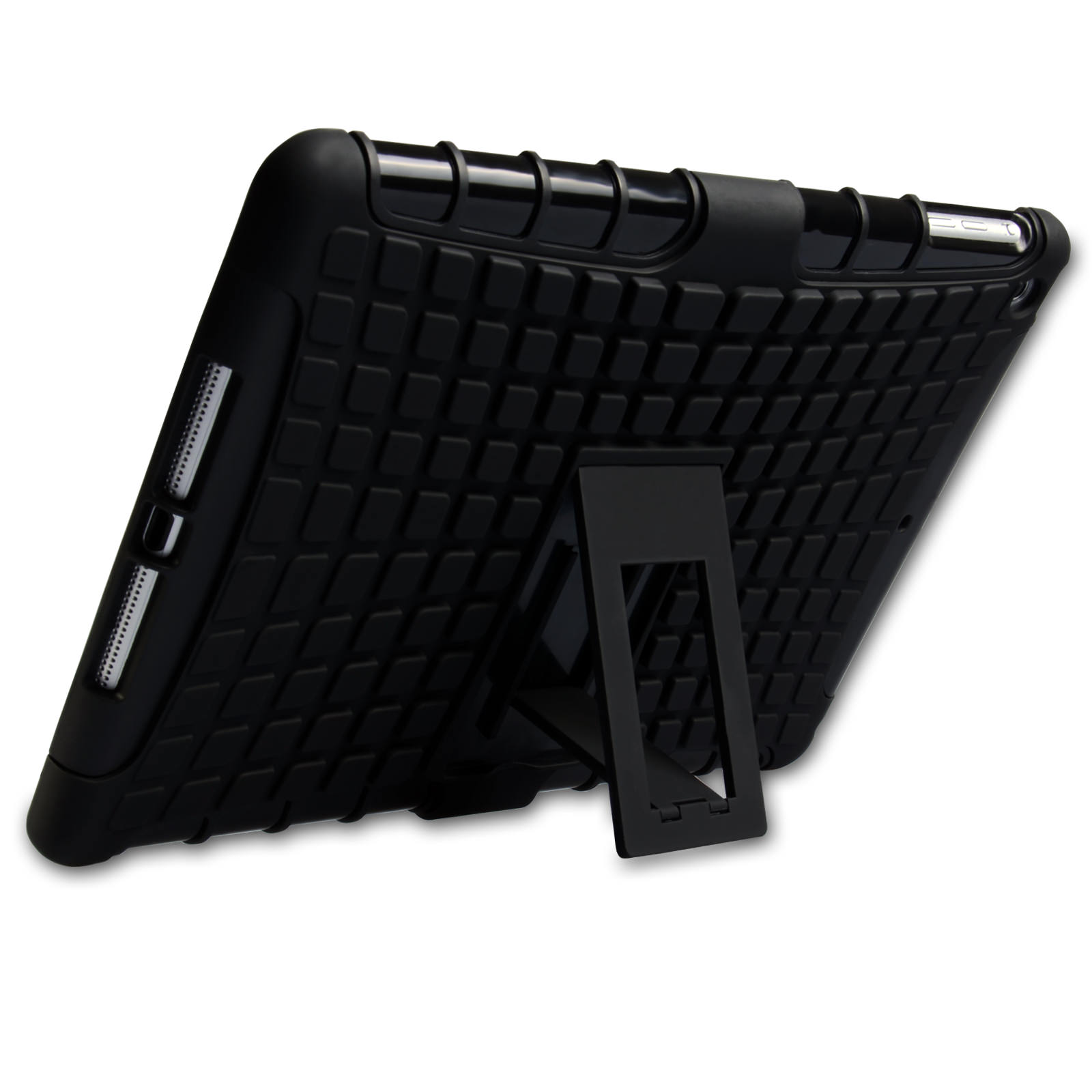 Caseflex iPad Mini 2, 3 Tough Stand Cover - Black