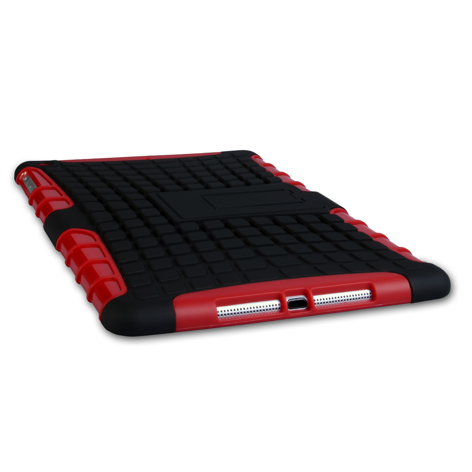 Caseflex iPad 2, 3, 4 Tough Stand Cover - Red