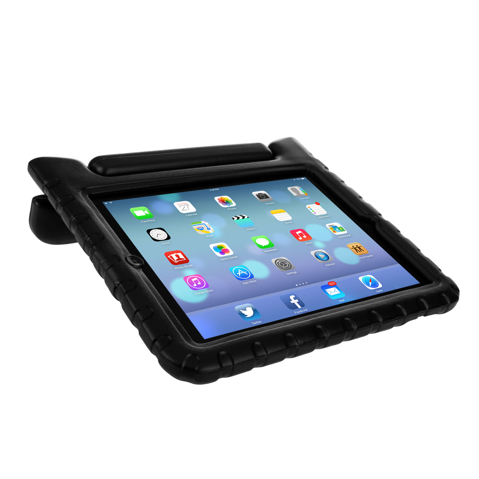 Caseflex Apple iPad 2,3,4 Silicone Handle - Black