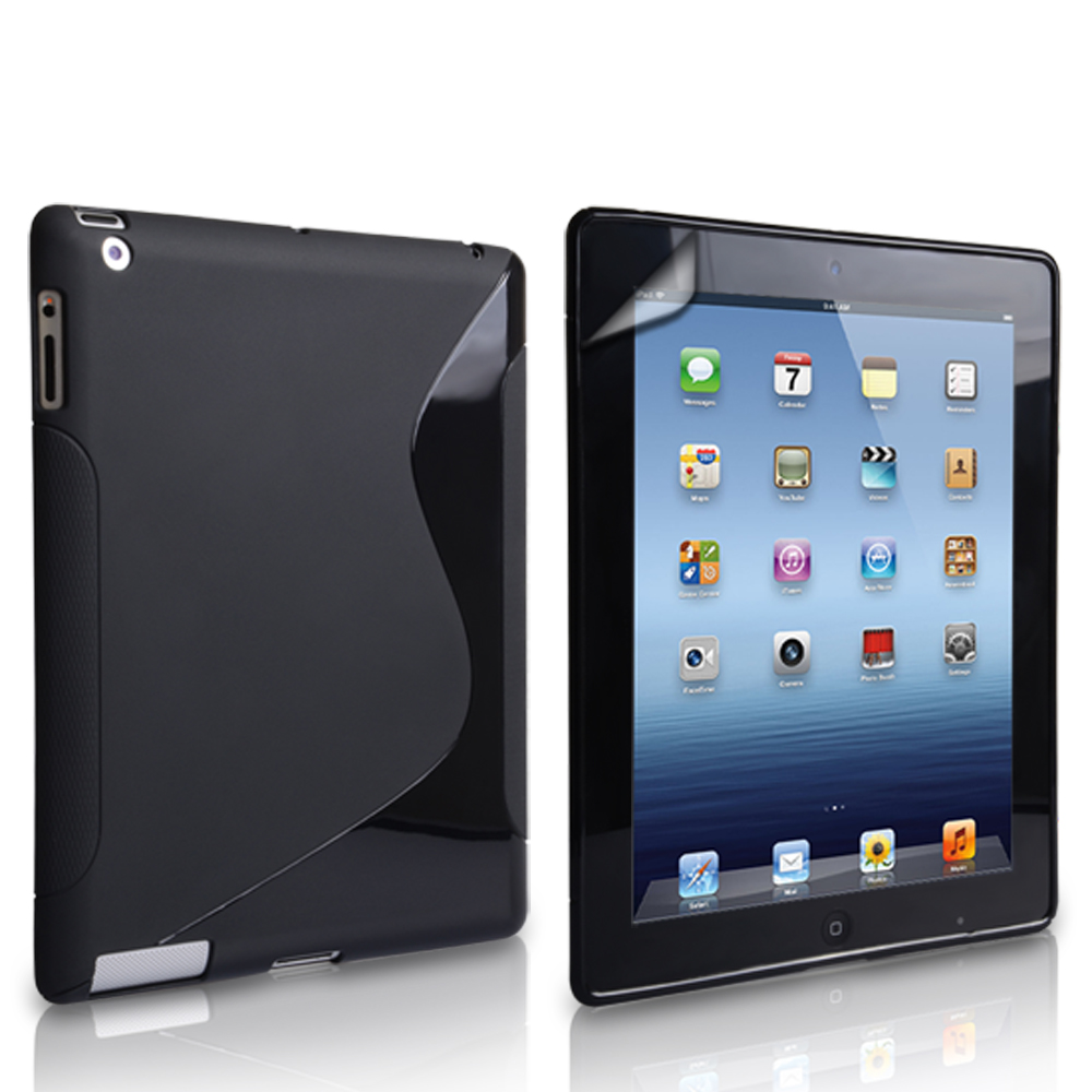 Caseflex Apple iPad Mini 2, 3 S-Line Gel Case - Black 
