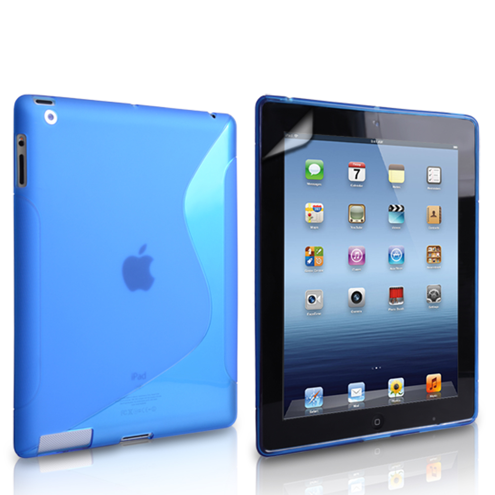 Caseflex Apple iPad Mini 2, 3 S-Line Gel Case - Blue