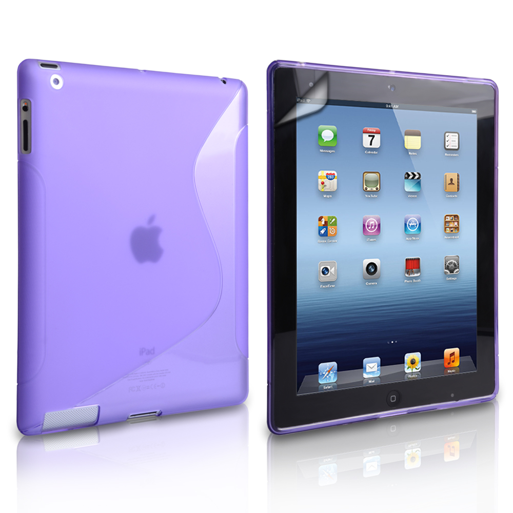 Caseflex Apple iPad Mini 2, 3 S-Line Gel Case - Purple