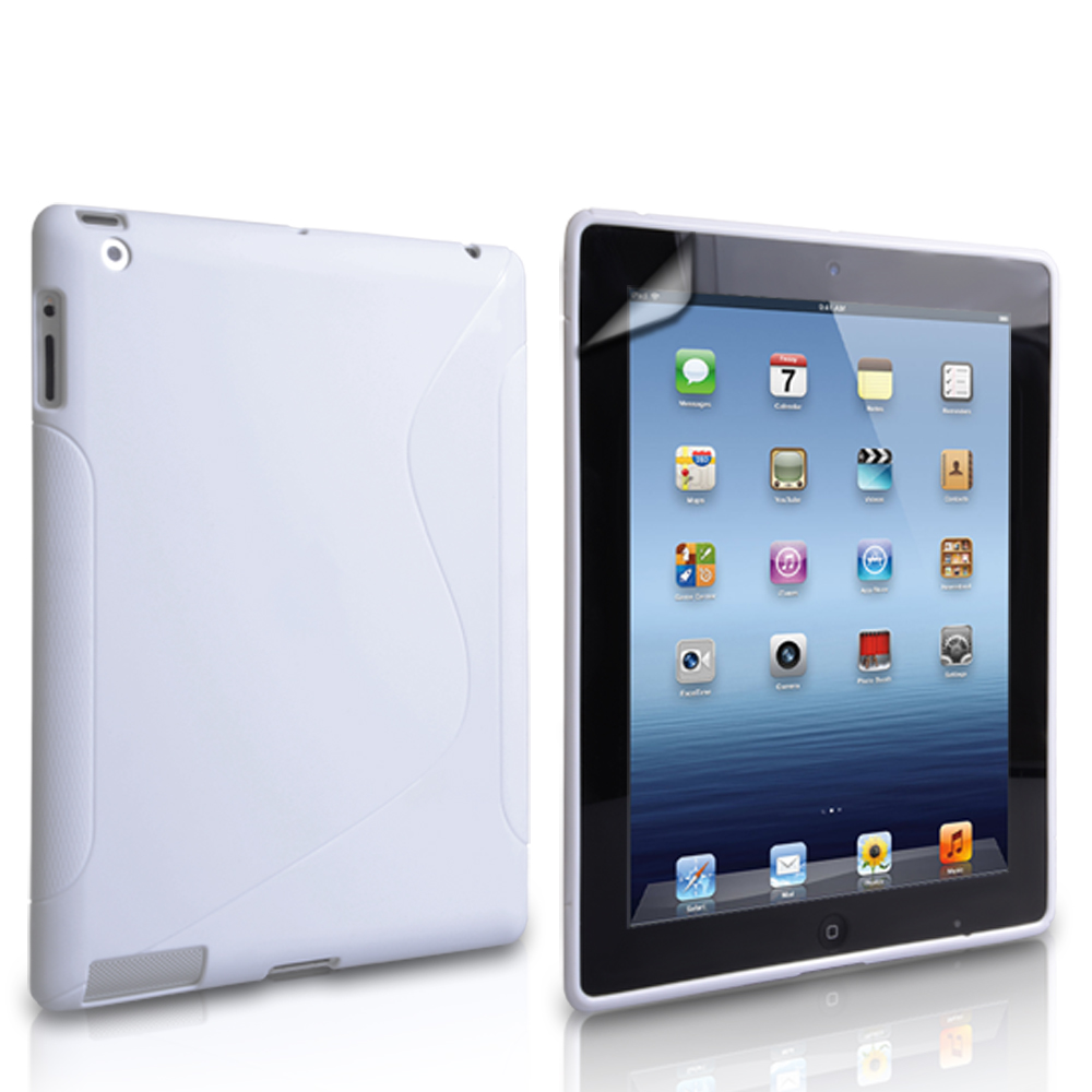 Caseflex Apple iPad Mini 2, 3 S-Line Gel Case - White