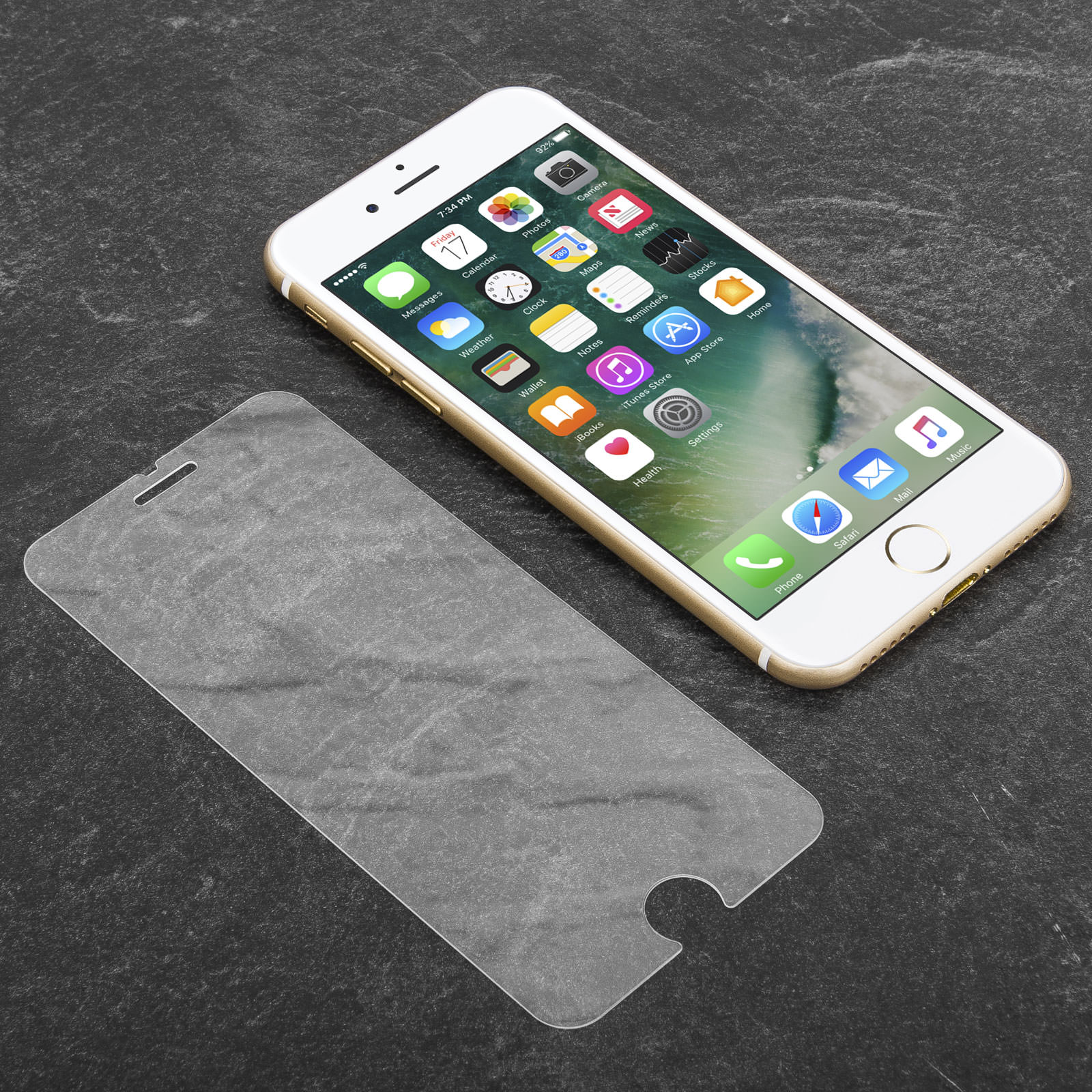 Yousave Accessories iPhone 7 Glass Screen Protector
