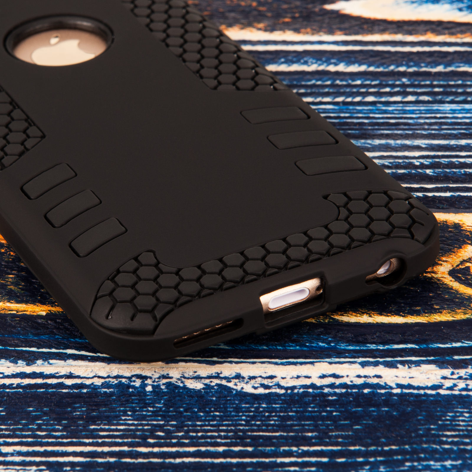 Caseflex iPhone 6 / 6s Border Combo Case - Black