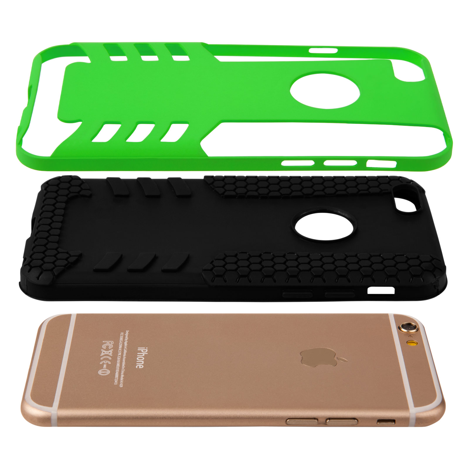 Caseflex iPhone 6 / 6s Border Combo Case - Green