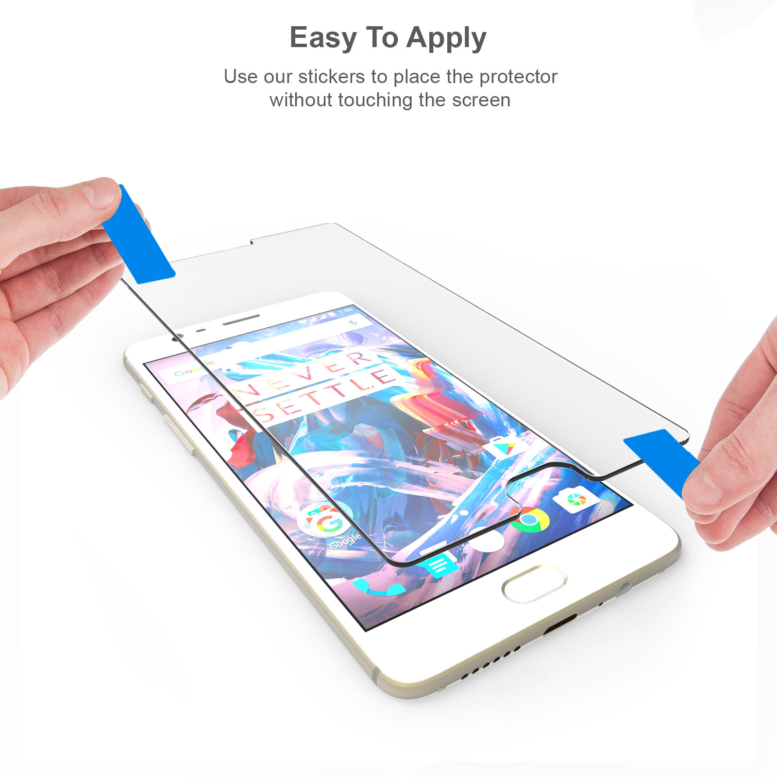 Yousave Accessories OnePlus Three Glass Screen Protector 