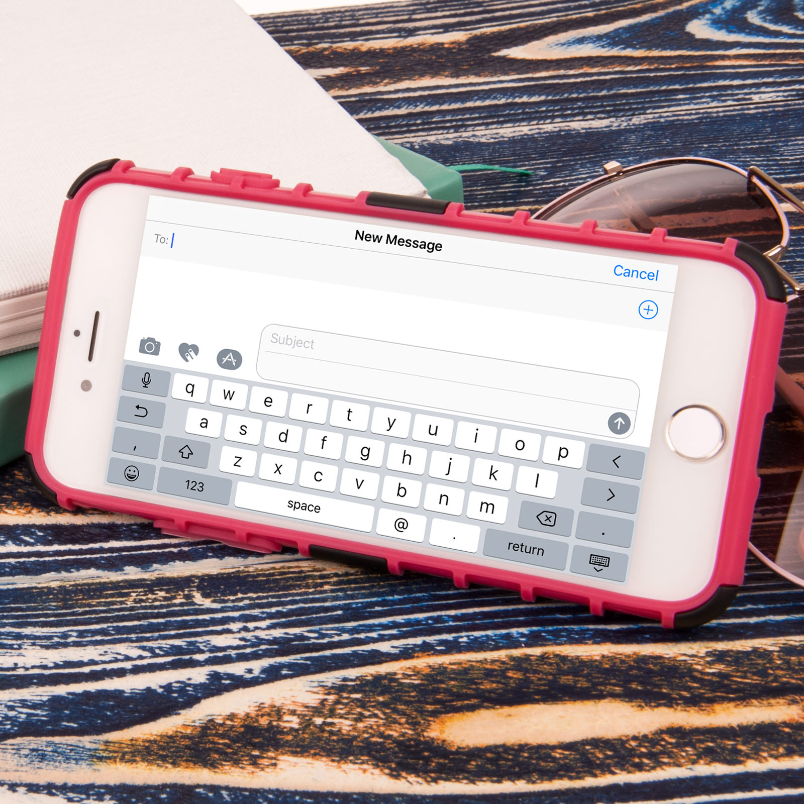 YouSave iPhone 7 Kickstand Combo Case - Hot Pink