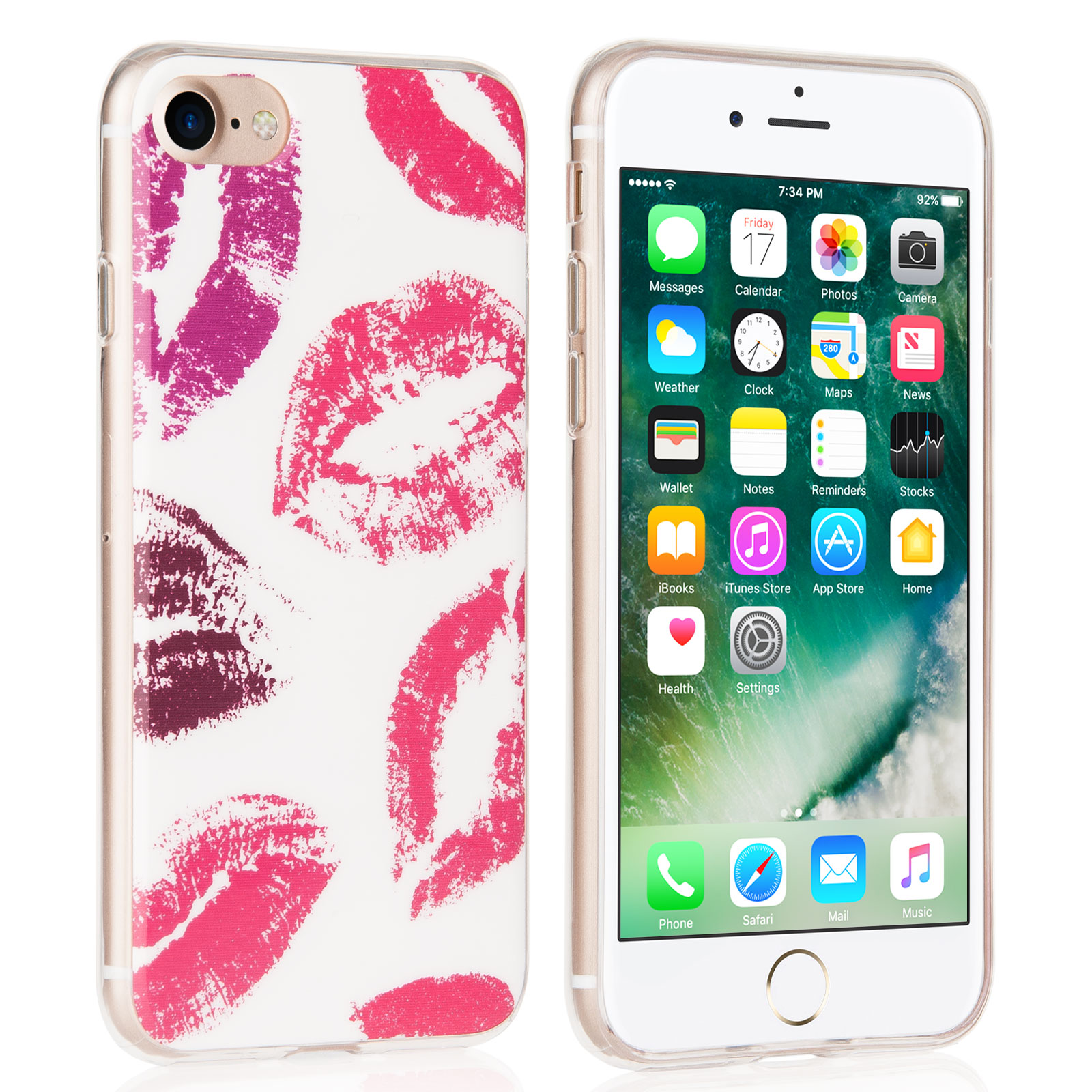 YouSave Accessories iPhone 7 Gel Case - Lips
