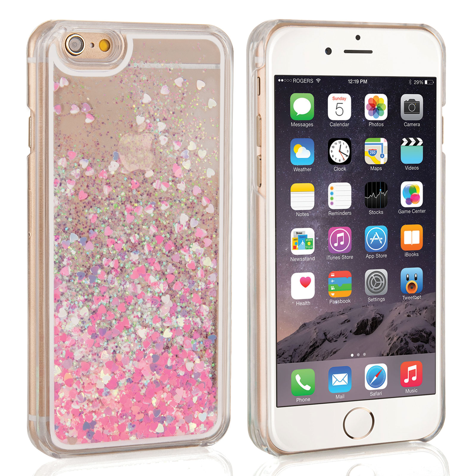 Caseflex iPhone 6 / 6s Quicksand Scale Hard Case - Pink