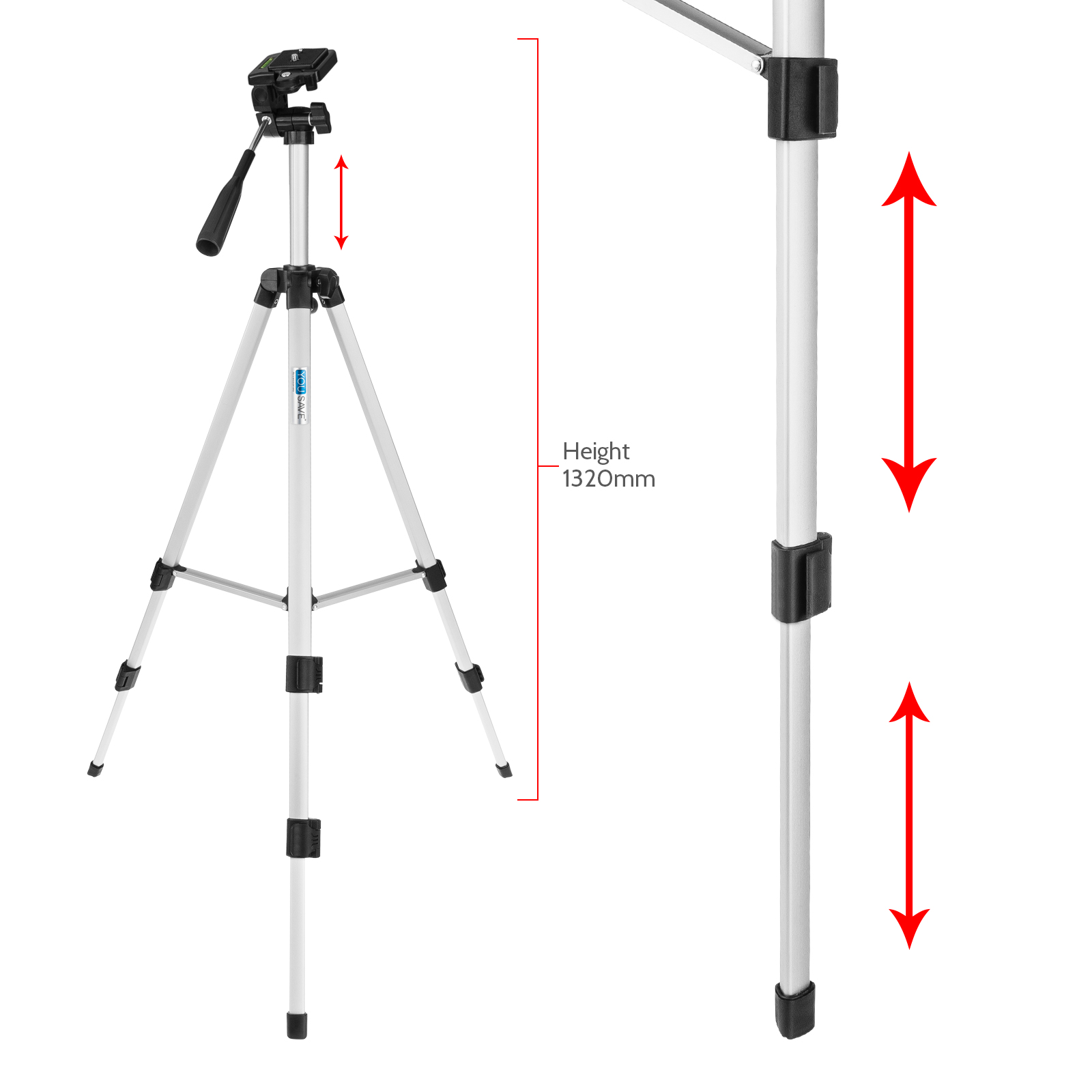 YouSave Camera TriPod - Black