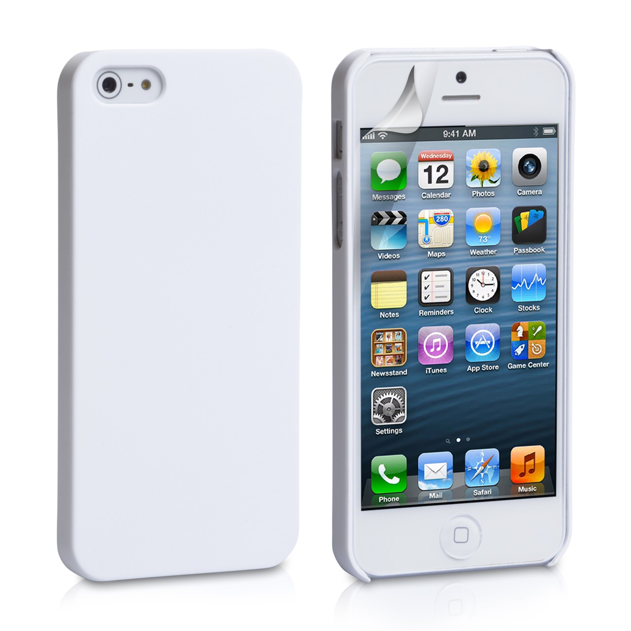 YouSave Accessories iPhone 5 / 5S Hard Hybrid Case - White