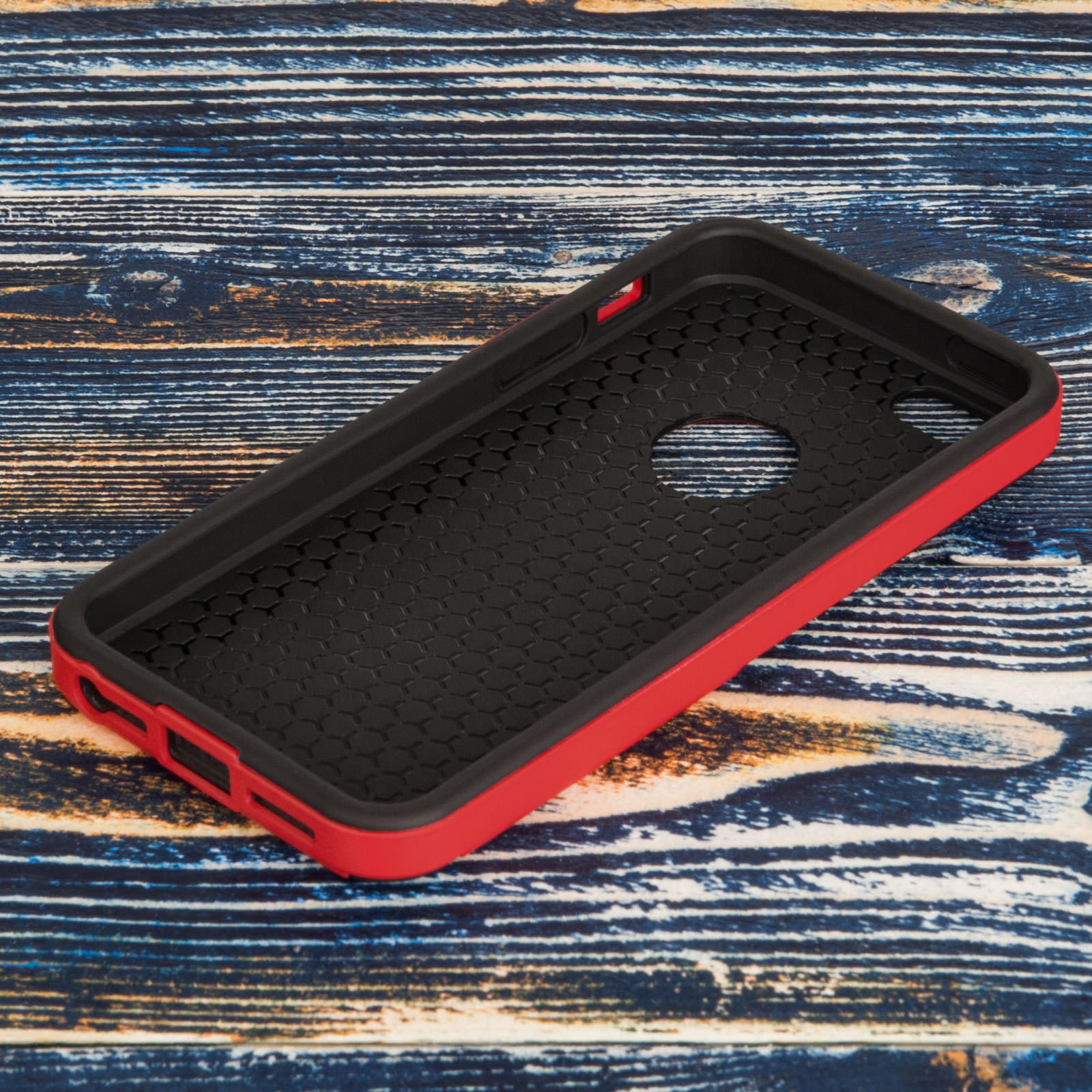 YouSave iPhone 5 / 5S / SE Border Combo Case - Red
