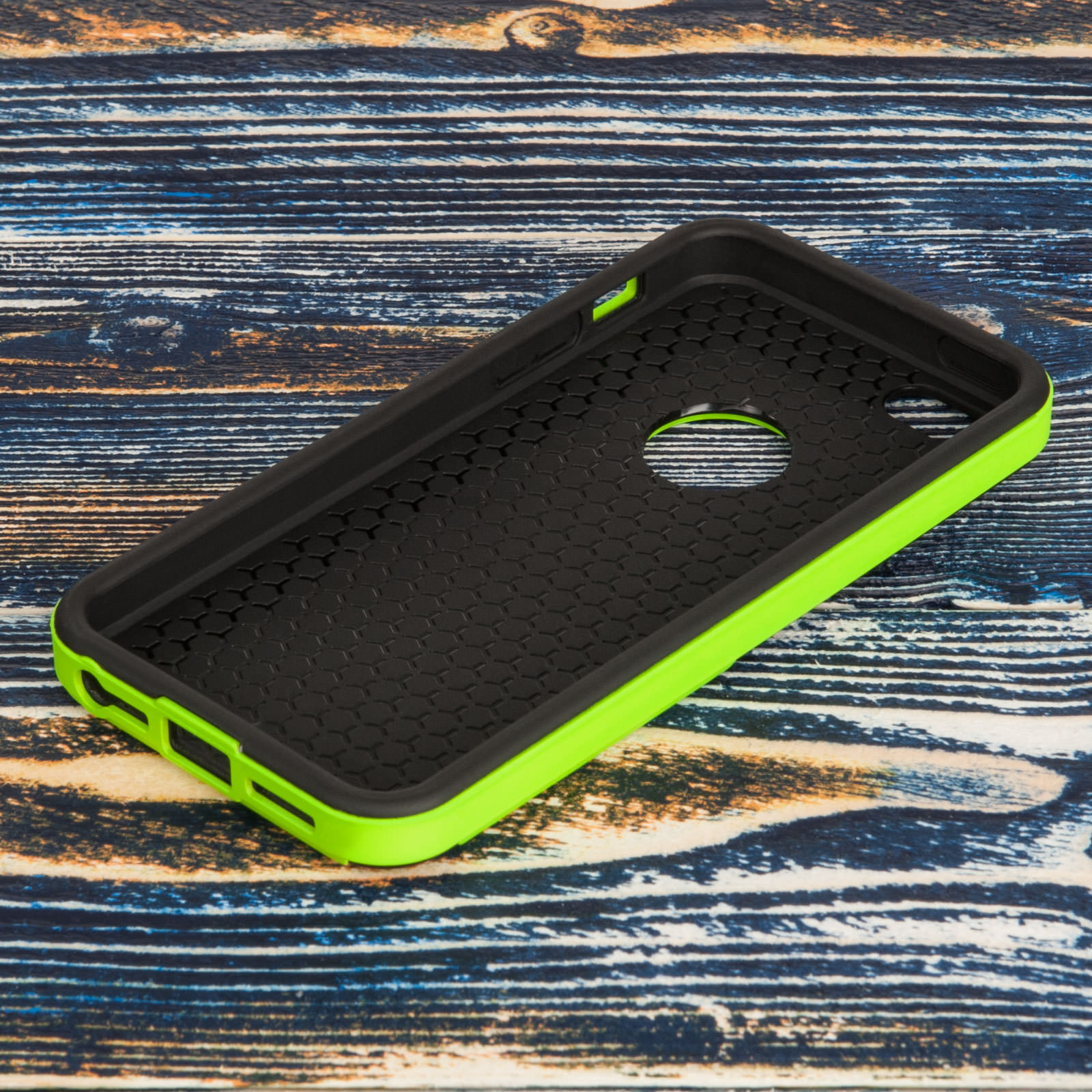 YouSave iPhone 5 / 5S / SE Border Combo Case - Green