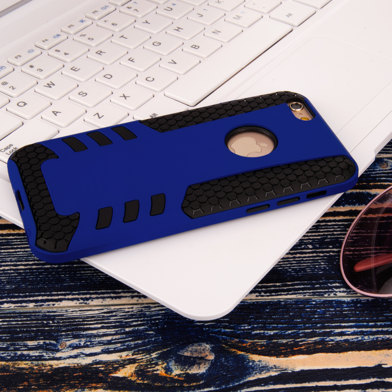 Caseflex iPhone 6 / 6s Border Combo Case - Blue