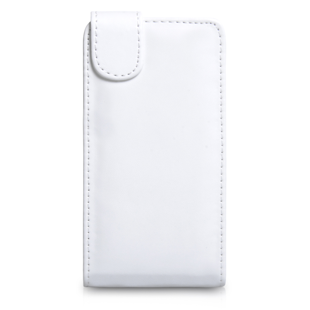 YouSave Accessories HTC One Leather Effect Flip Case - White