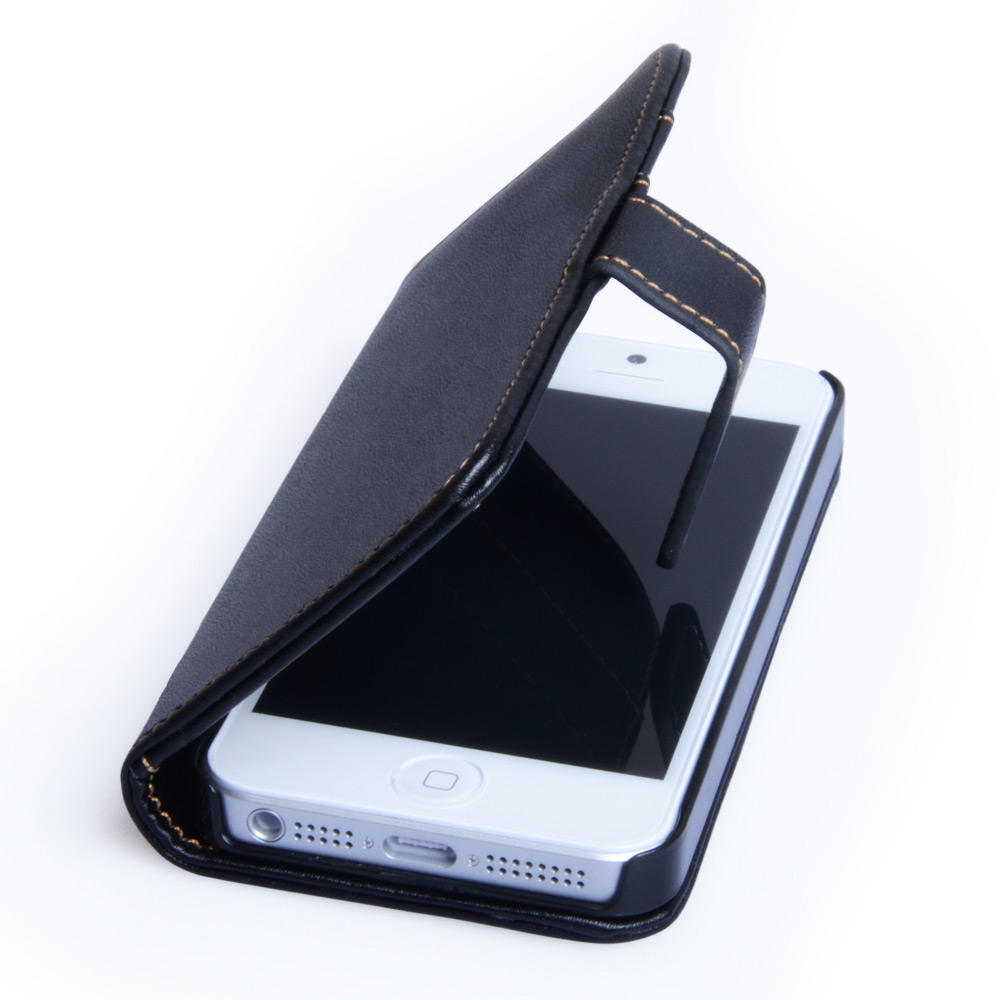 YouSave Accessories iPhone 5C Leather Effect Wallet Case - Black