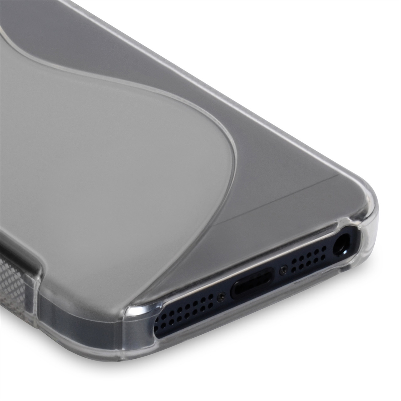 Caseflex iPhone 5 / 5S S-Line Gel Case - Clear
