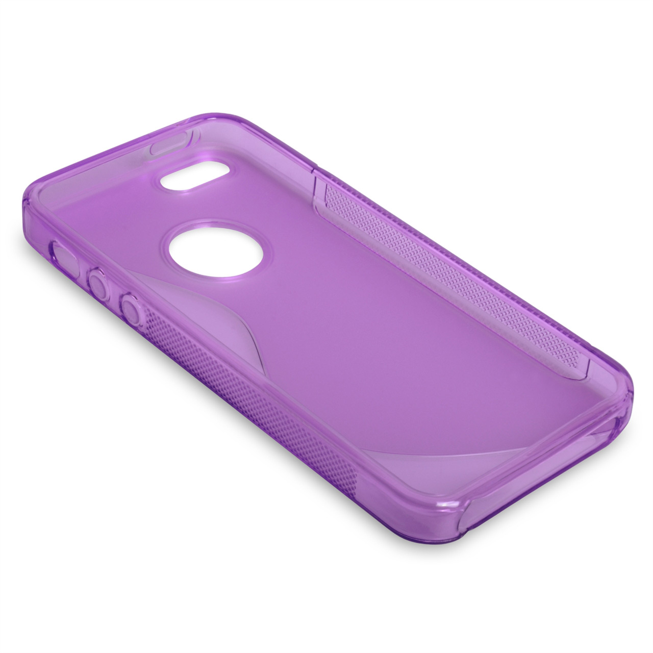 Caseflex iPhone 5 / 5S S-Line Gel Case - Purple
