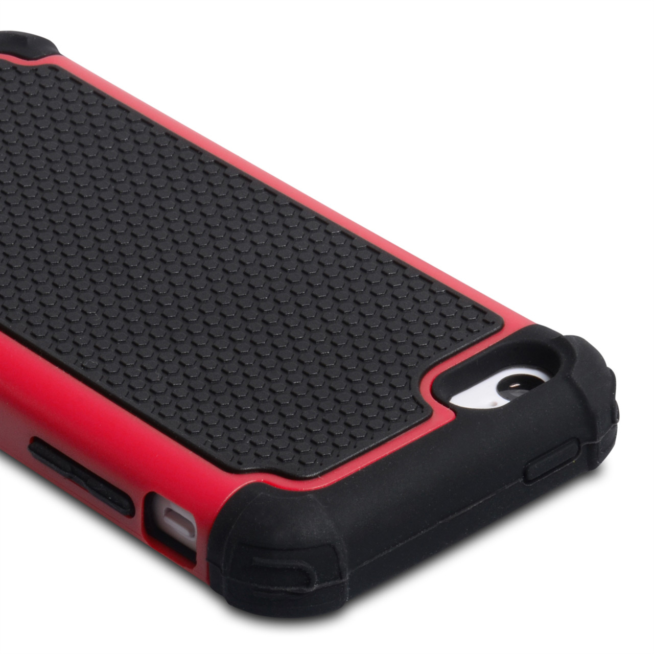 YouSave Accessories iPhone 5C Grip Combo Case - Red
