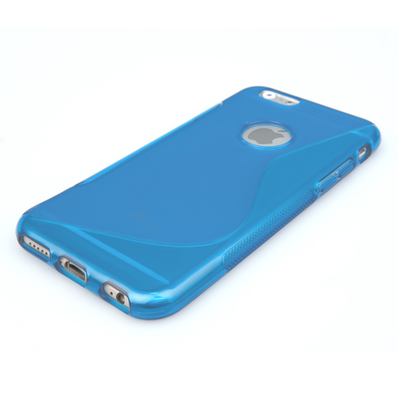 Caseflex iPhone 6 and 6s Silicone Gel S-Line Case - Blue