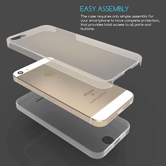 iPhone 5 / 5S / SE Full Body 360 TPU Gel Case