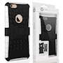 Caseflex iPhone 6 and 6s Kickstand Combo Case - White (Retail Box)