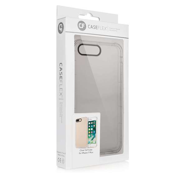 Caseflex iPhone 7 Plus TPU Gel Case - Clear