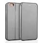 YouSave iPhone 6 / 6S Leather-Effect Stand Wallet with Felt Lining - Grey