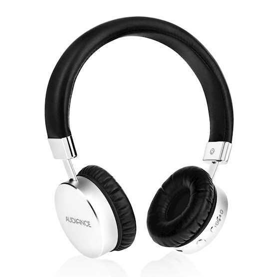 Audiance Premium M1-BT Bluetooth Headphones - Silver-Black