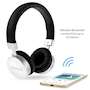 Audiance Premium M1-BT Bluetooth Headphones - Silver-Black