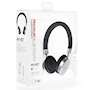 Audiance Premium M1-BT Bluetooth Headphones - Silver-Black