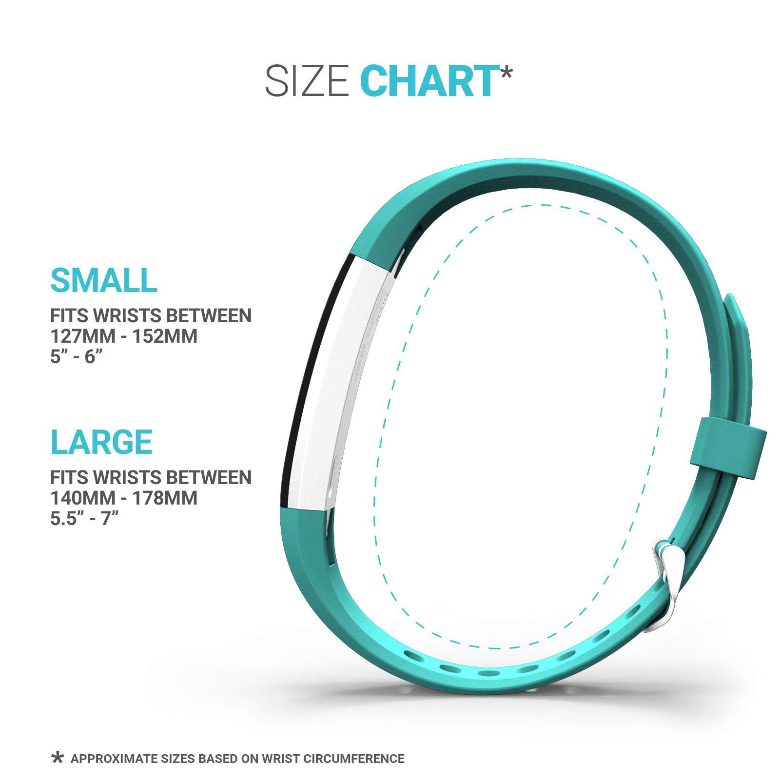 fitbit alta size chart