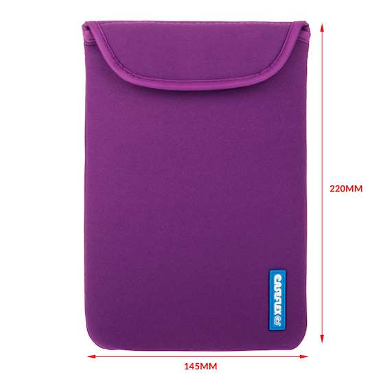 Caseflex 7 Inch Purple Neoprene Tablet Pouch (S)
