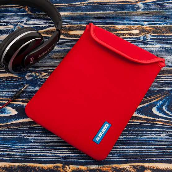 Caseflex 10 Inch Red Neoprene Tablet Pouch (M) 