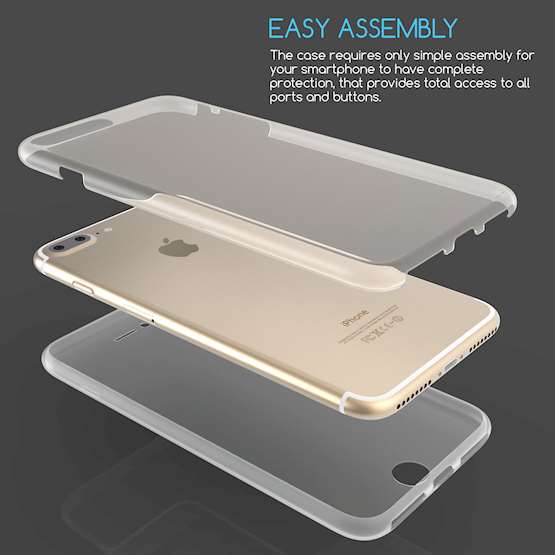 iPhone 7 Plus Full Body 360 TPU Gel Case