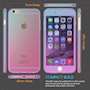 iPhone 6 / 6S Plus Full Body 360 TPU Gel Case Blue / Purple